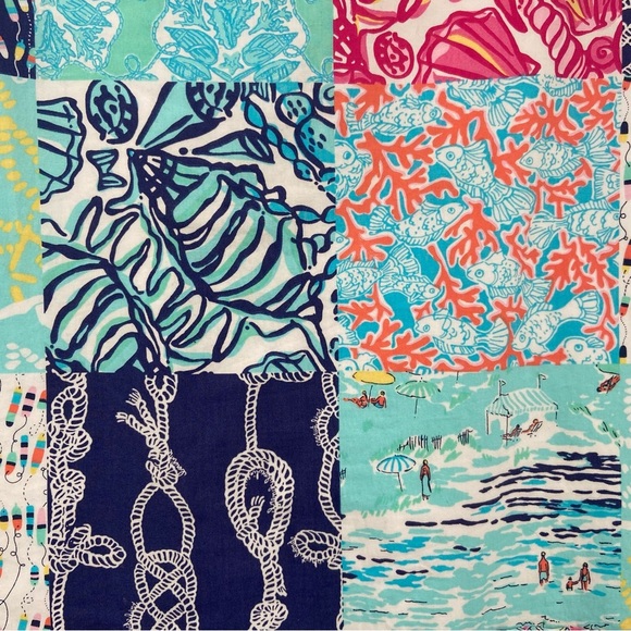 Lily Pulitzer Maurina Print Shift Dress Girls Size 14 - Picture 6 of 12